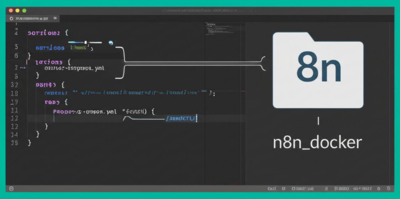 การสร้างไฟล์ Docker Compose สำหรับ n8n
